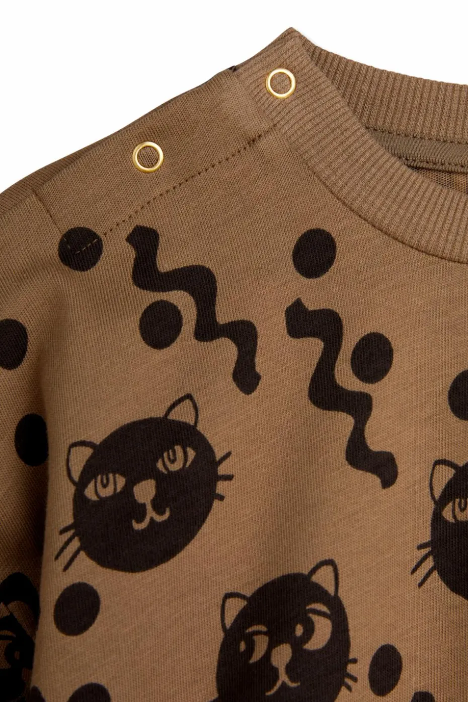 Mini Rodini BROWN Set: sweatshirt and pants