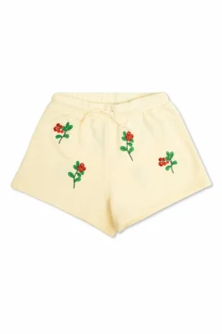 Mini Rodini cream Patterned shorts
