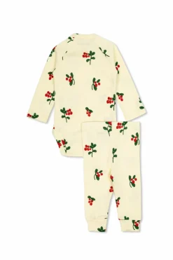 Mini Rodini cream Set: bodysuit and pants