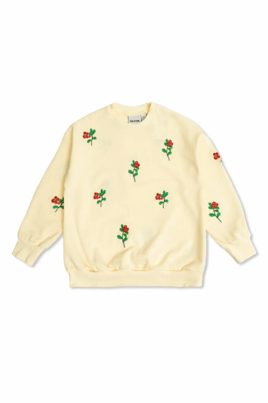Mini Rodini cream Sweatshirt with Logo