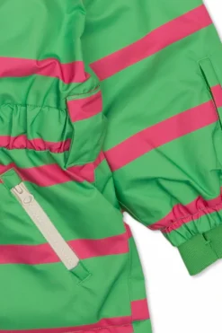 Mini Rodini GREEN Hooded ski jacket