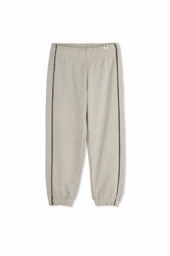 Mini Rodini GREY Sweatpants with logo patch