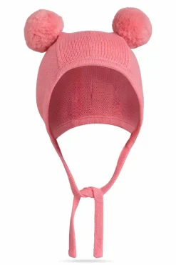 Mini Rodini PINK Bobble hat