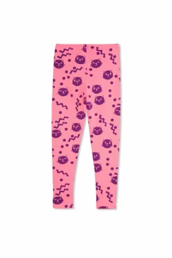 Mini Rodini PINK Leggings with print