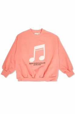 Mini Rodini PINK Sweatshirt with embroidery