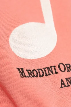 Mini Rodini PINK Sweatshirt with embroidery