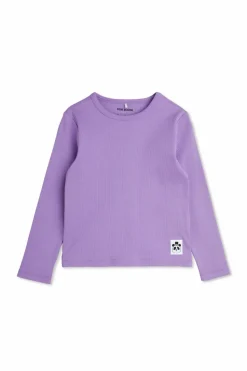 Mini Rodini PURPLE Cotton long sleeve top