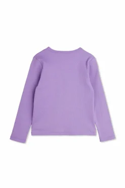 Mini Rodini PURPLE Cotton long sleeve top