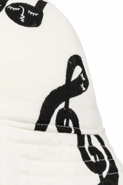 Mini Rodini WHITE Patterned hat