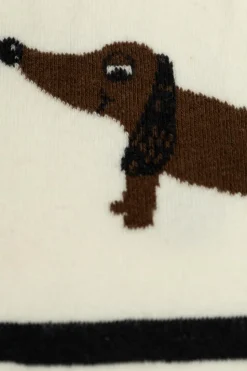 Mini Rodini WHITE Tights with dog motif