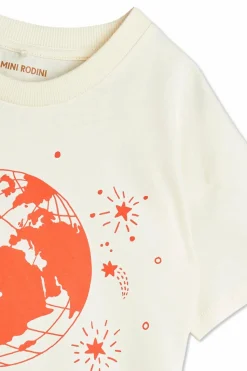Mini Rodini WHITE T-shirt with logo