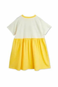 Mini Rodini YELLOW Dress with print