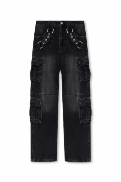 MISBHV BLACK ‘Inside A Dark Echo’ collection cargo jeans