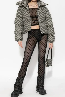 MISBHV BLACK ‘Mesh Monogram’ leggings