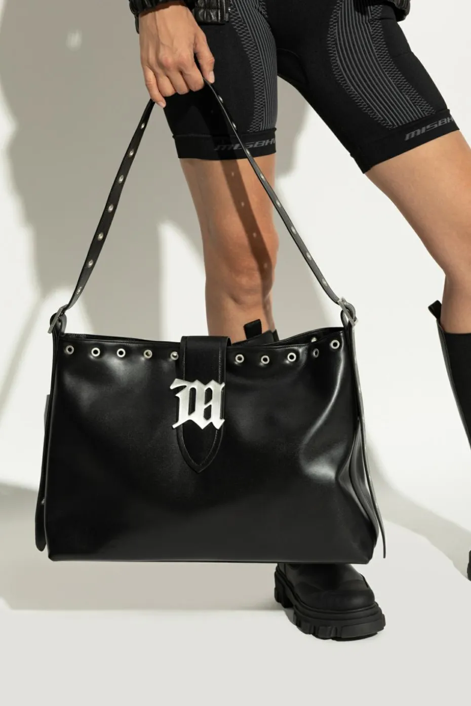 MISBHV BLACK Shoulder bag `Hobo New`