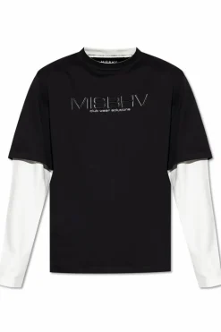 MISBHV BLACK T-shirt with logo