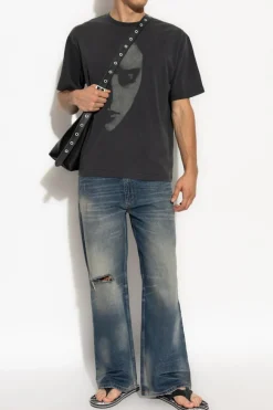 MISBHV BLACK T-shirt with print