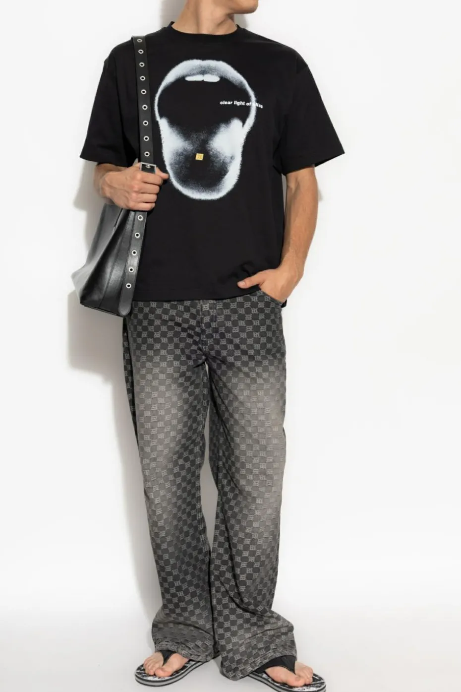 MISBHV BLACK T-shirt with print