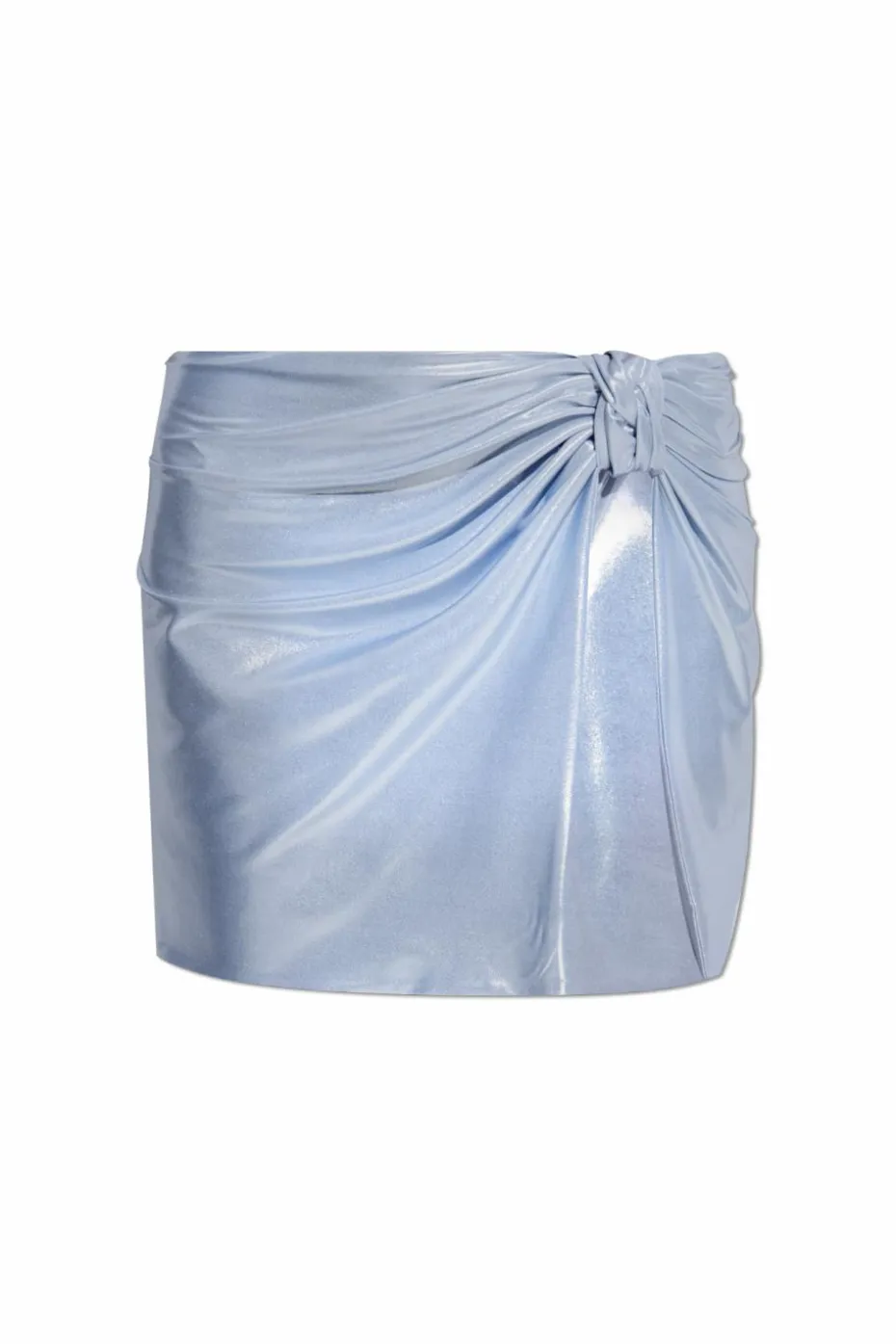 MISBHV BLUE Short skirt with metallic finish