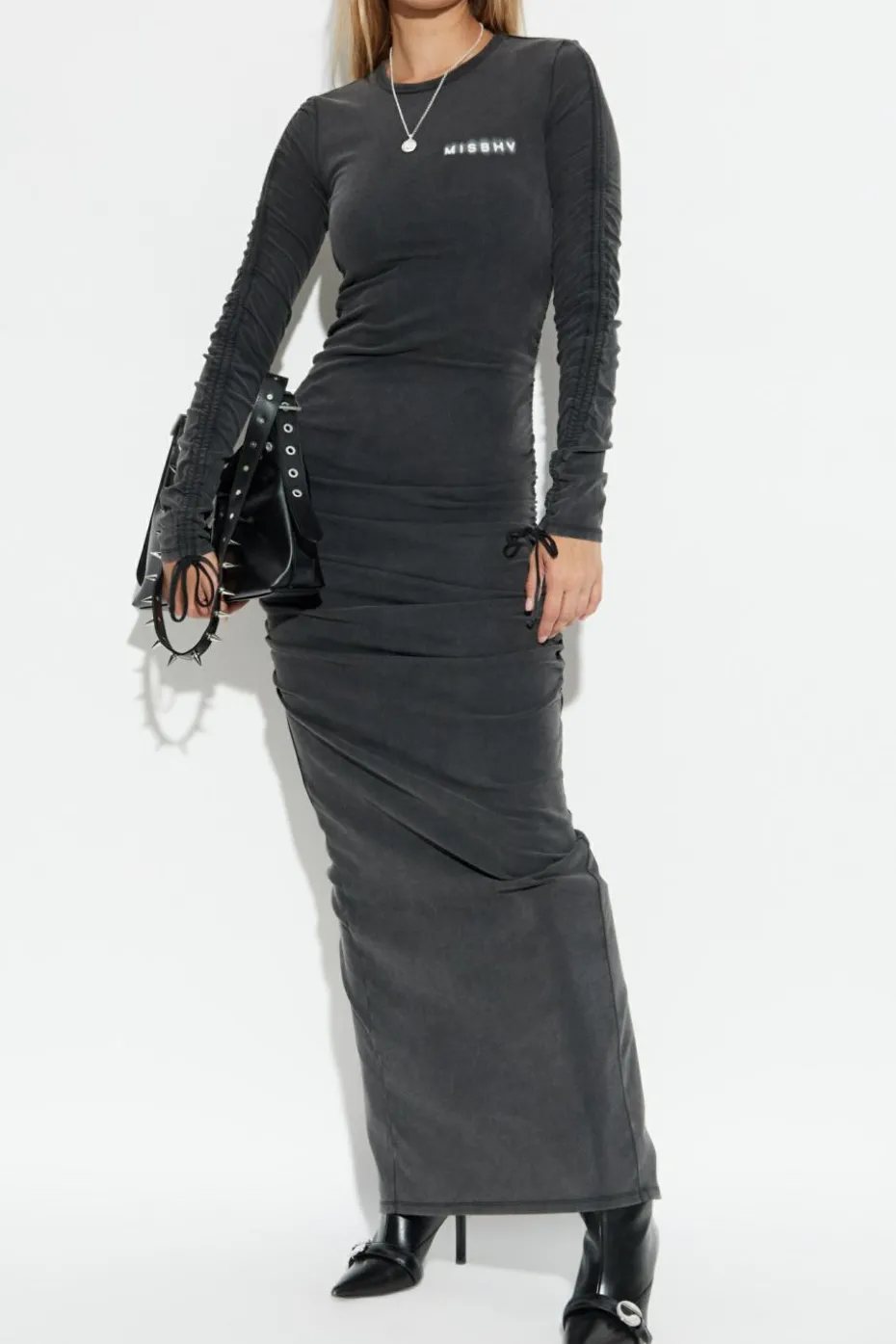 MISBHV GREY Dress with logo
