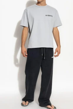 MISBHV GREY T-shirt with logo