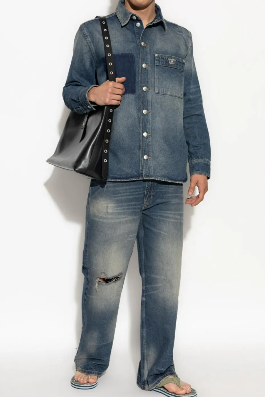 MISBHV NAVY BLUE Denim shirt