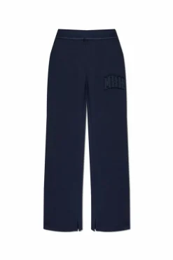 MISBHV NAVY BLUE Logo pants