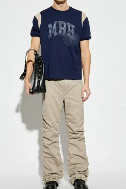 MISBHV NAVY BLUE T-shirt with logo