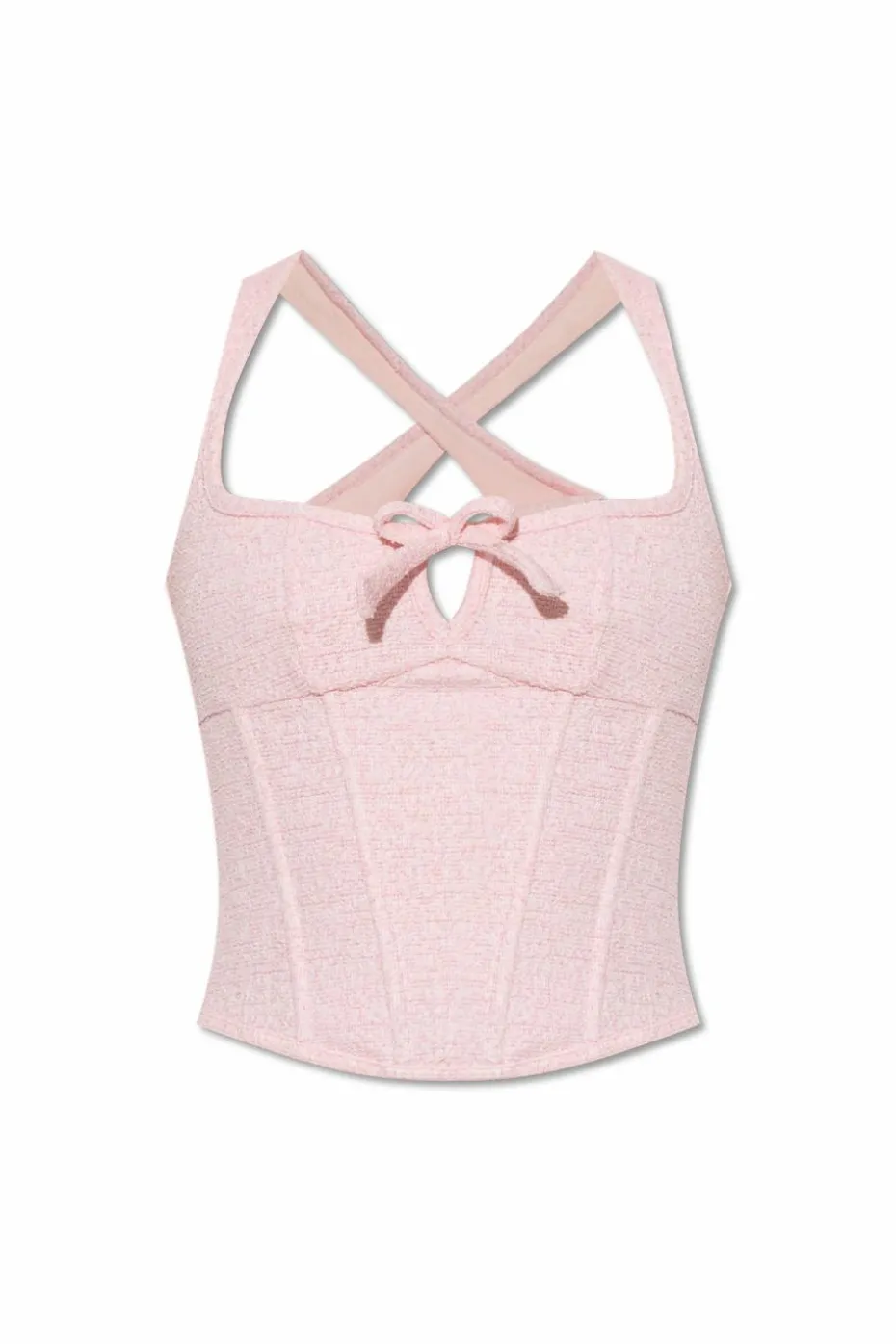 MISBHV PINK Tweed Top