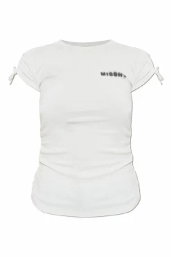 MISBHV WHITE T-shirt with logo