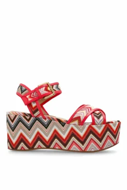 Missoni MULTICOLOUR Patterned platform sandals
