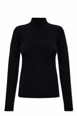 MM6 Maison Margiela BLACK Cotton turtleneck