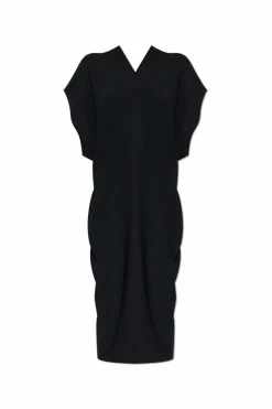MM6 Maison Margiela BLACK Dress with short sleeves