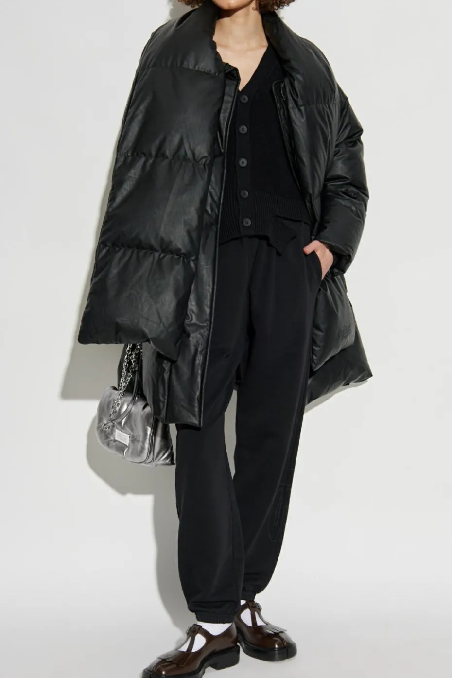 MM6 Maison Margiela BLACK Down coat