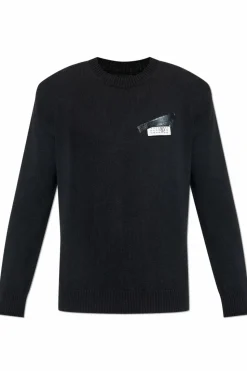 MM6 Maison Margiela BLACK Sweater with logo