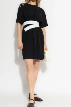MM6 Maison Margiela BLACK Dress with application