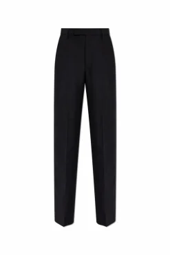 MM6 Maison Margiela BLACK Creased trousers