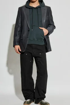 MM6 Maison Margiela BLACK Straight-leg pants