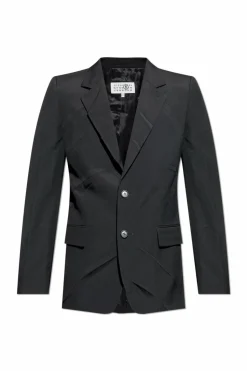 MM6 Maison Margiela BLACK Single-breasted blazer