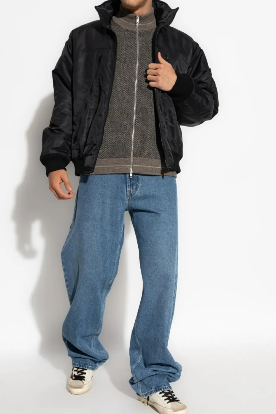 MM6 Maison Margiela BLACK "Bomber" jacket