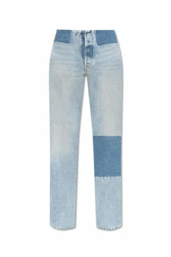MM6 Maison Margiela BLUE Jeans with vintage effect