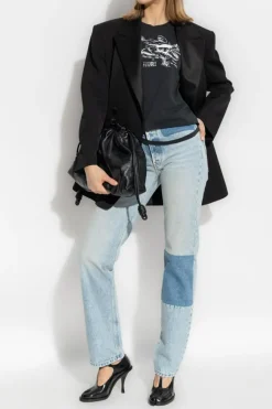 MM6 Maison Margiela BLUE Jeans with vintage effect