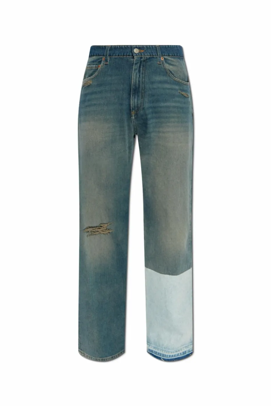 MM6 Maison Margiela BLUE Jeans with Distressing