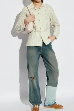 MM6 Maison Margiela BLUE Jeans with Distressing