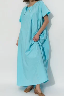 MM6 Maison Margiela BLUE Loose-fitting dress with pockets