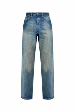 MM6 Maison Margiela BLUE Straight-leg jeans