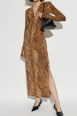 MM6 Maison Margiela BROWN Dress with print