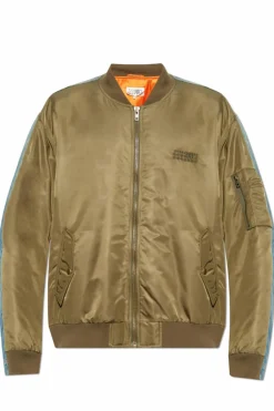 MM6 Maison Margiela GREEN Jacket made of combined materials