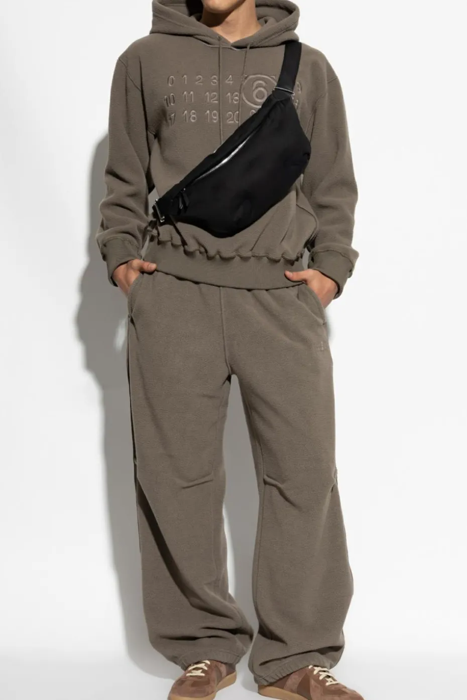 MM6 Maison Margiela GREY Fleece pants