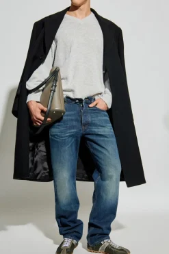 MM6 Maison Margiela NAVY BLUE Jeans with tapered legs